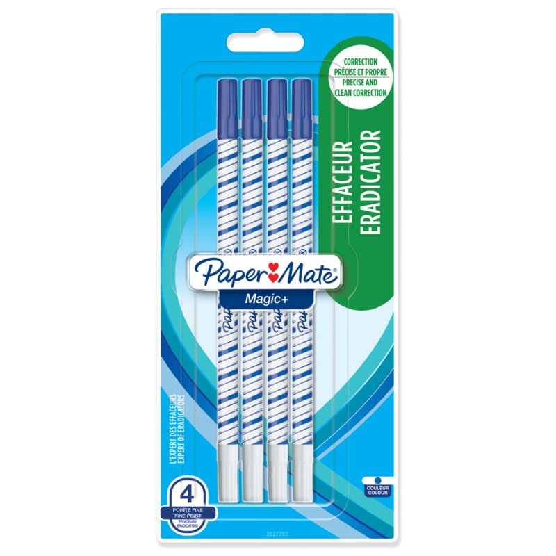 PAPER MATE Tintenlöscher Magic+ Rundspitze 10er Blister