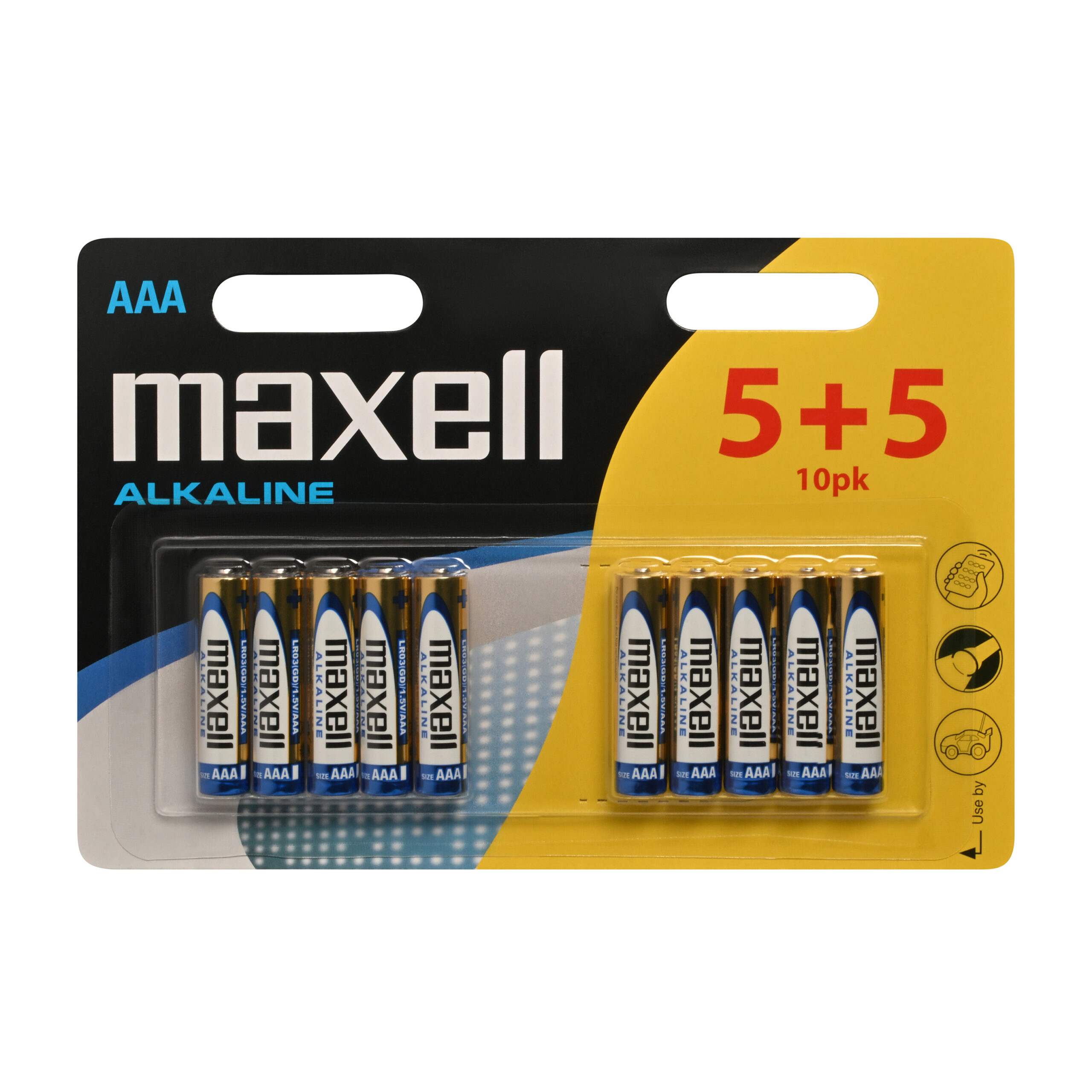 Maxell batterij Alkaline AAA Micro LR03 10St.