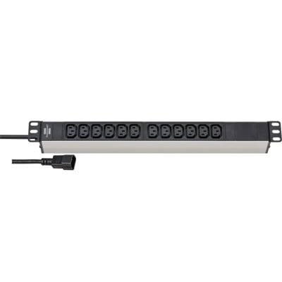 stekkerdoos stekker omlijsting Alu-Line 48.3cm 12xC13 2m