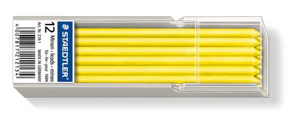 STAEDTLER Mine Lumocolor non-perm geel 12ST