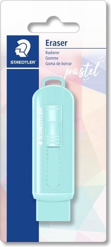 STAEDTLER Radierer met Schiebehülle Pastell