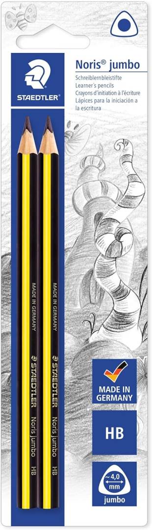 STAEDTLER potlood NC jumbo 2 ST Blisterkarte HB Dreikant