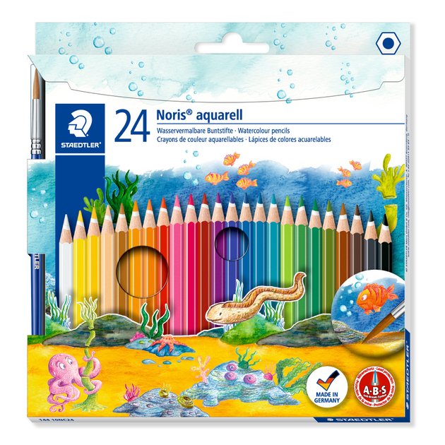 STAEDTLER Kartonetui Buntstift Noris aqua 24ST
