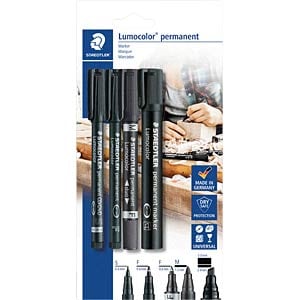 STAEDTLER markeer stift Set Lumocolor 4St
