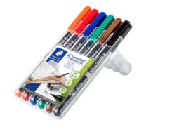 STAEDTLER Folienstift Lumocolor S perm 6St