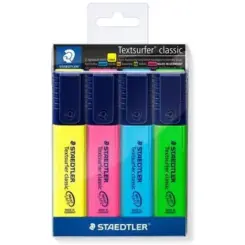 STAEDTLER markeerstift Textsurfer clas 4St Etui