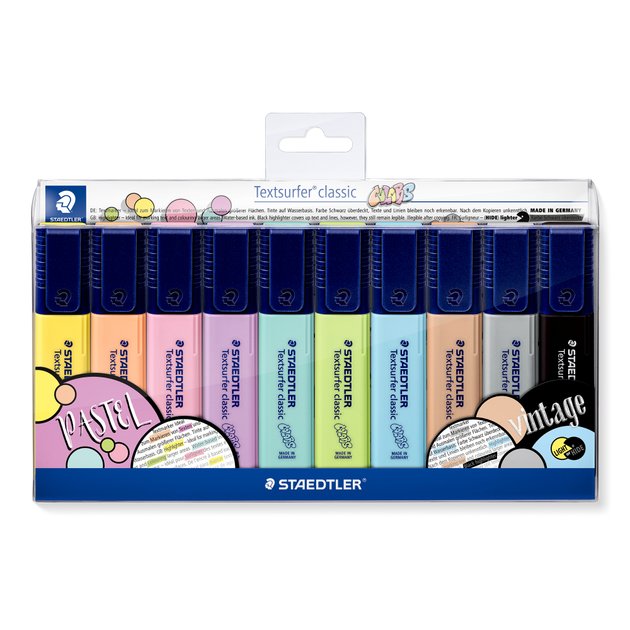 STAEDTLER markeerstift Textsurfer classic pastel 10er-Set retail