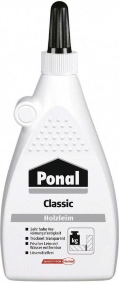 Ponal Holzleim Classic, Flasche met 225g, 9H PN18