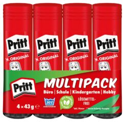 Pritt Klebestifte Multipack, 4 x 43g, 9H PK8MP