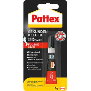Pattex secondenlijm Classic Flüssig WA97, Tube met 3g