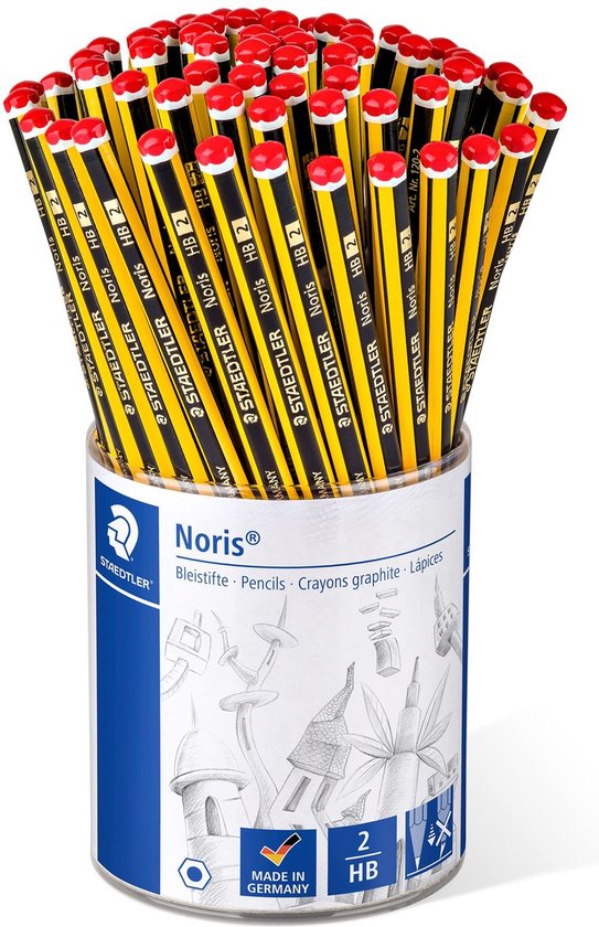 STAEDTLER Köcher potlood Noris HB 72St Sechskant