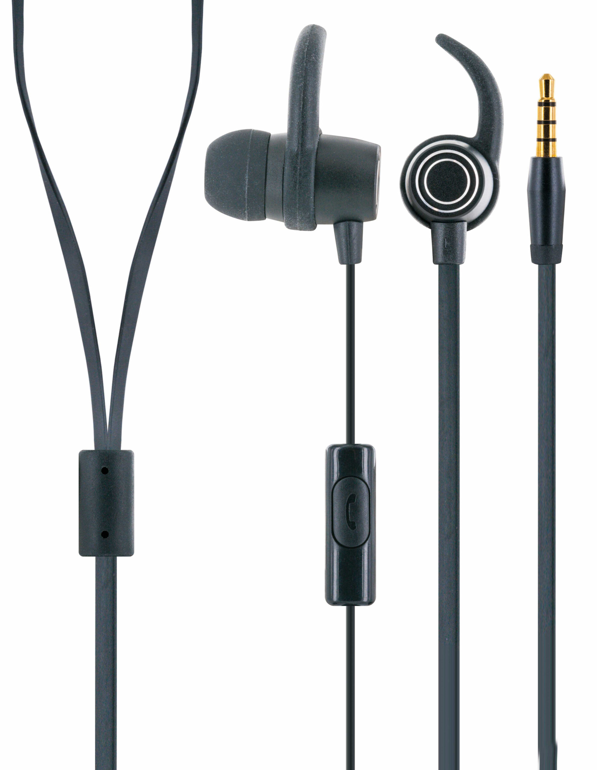 Schwaiger In-Ear Koptelefoon, 1 x 3,5 mm Klinkenst. stereo, zwart