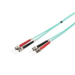 DIGITUS LWL Patchkabel ST -> ST 5.00m Multimode Duplex OM3