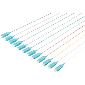 DIGITUS durchgefärbte SC simplex OM3 Pigtails