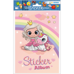 HERMA Sticker Sammelalbum voor Kids Prinzessin Sweetie A5