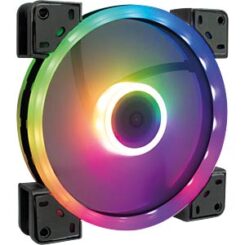 Inter-Tech koeler 140*140*25 ARGUS RS-141 RGB,26 RGB-LEDs retail