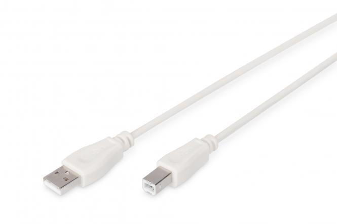 DIGITUS USB 2.0 aansluitkabel Type A -B St/St 1.8m, be