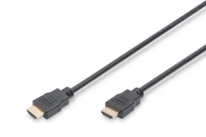 DIGITUS HDMI High Speed met Ethernet aansluitkabel, 3m, zwart
