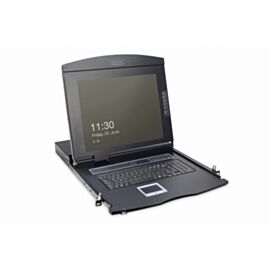 DIGITUS modulaire Console 17TFT,8-Port KVM&Touchpad,Deutschl