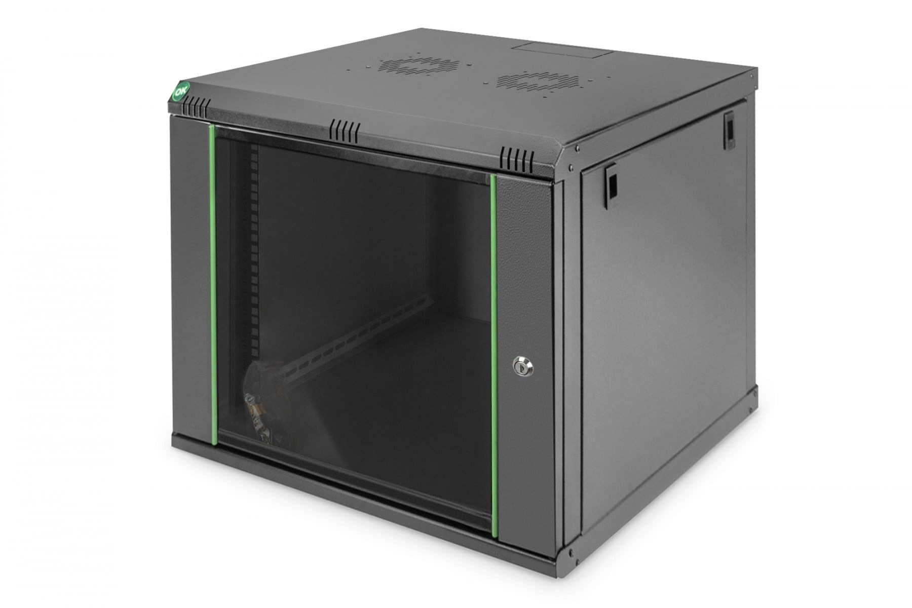 DIGITUS Wandbehuizing Dynamic 9HE 474x600x450mm zwart