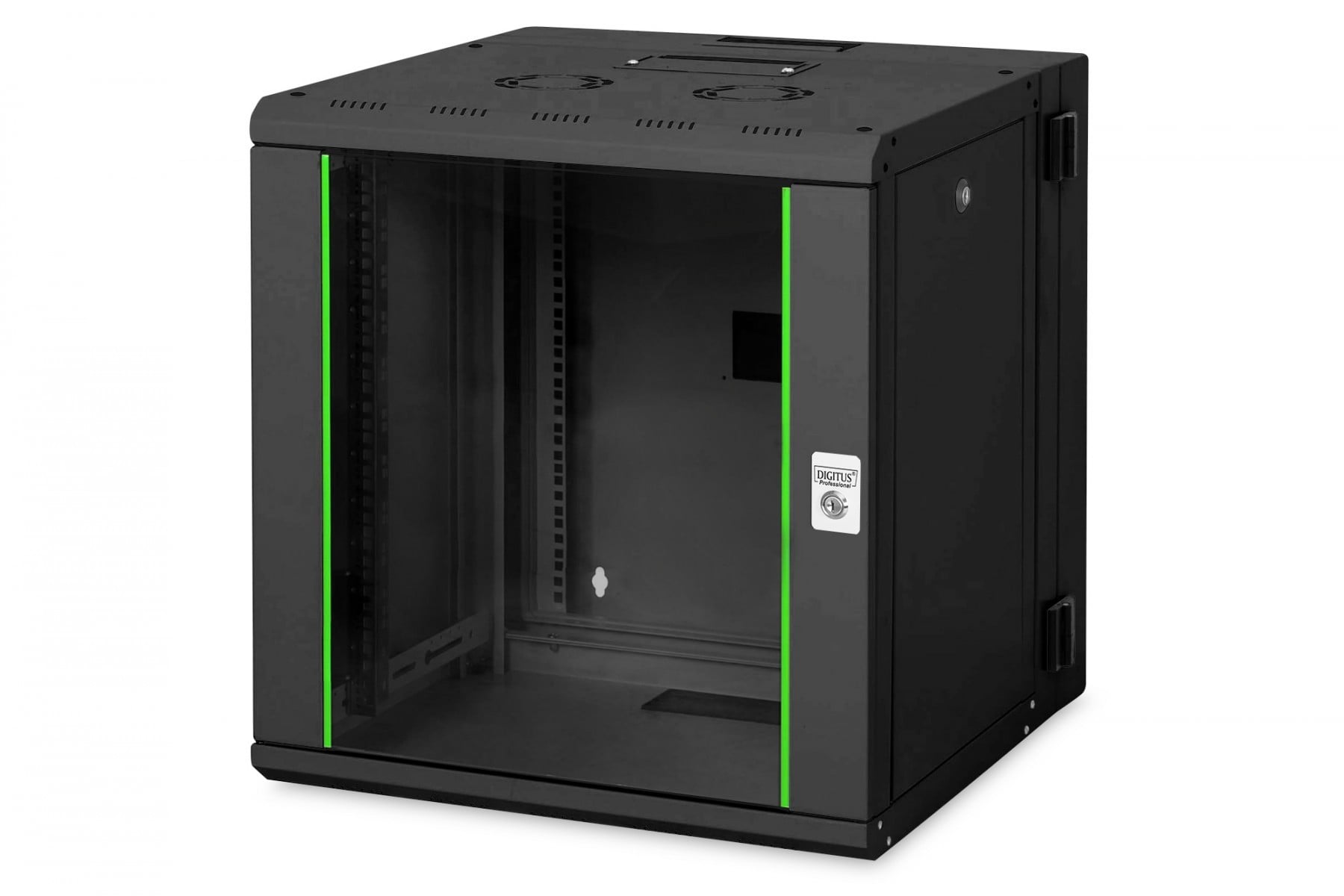 DIGITUS Wandbehuizing Unique 12HE 643x600x600mm zwart