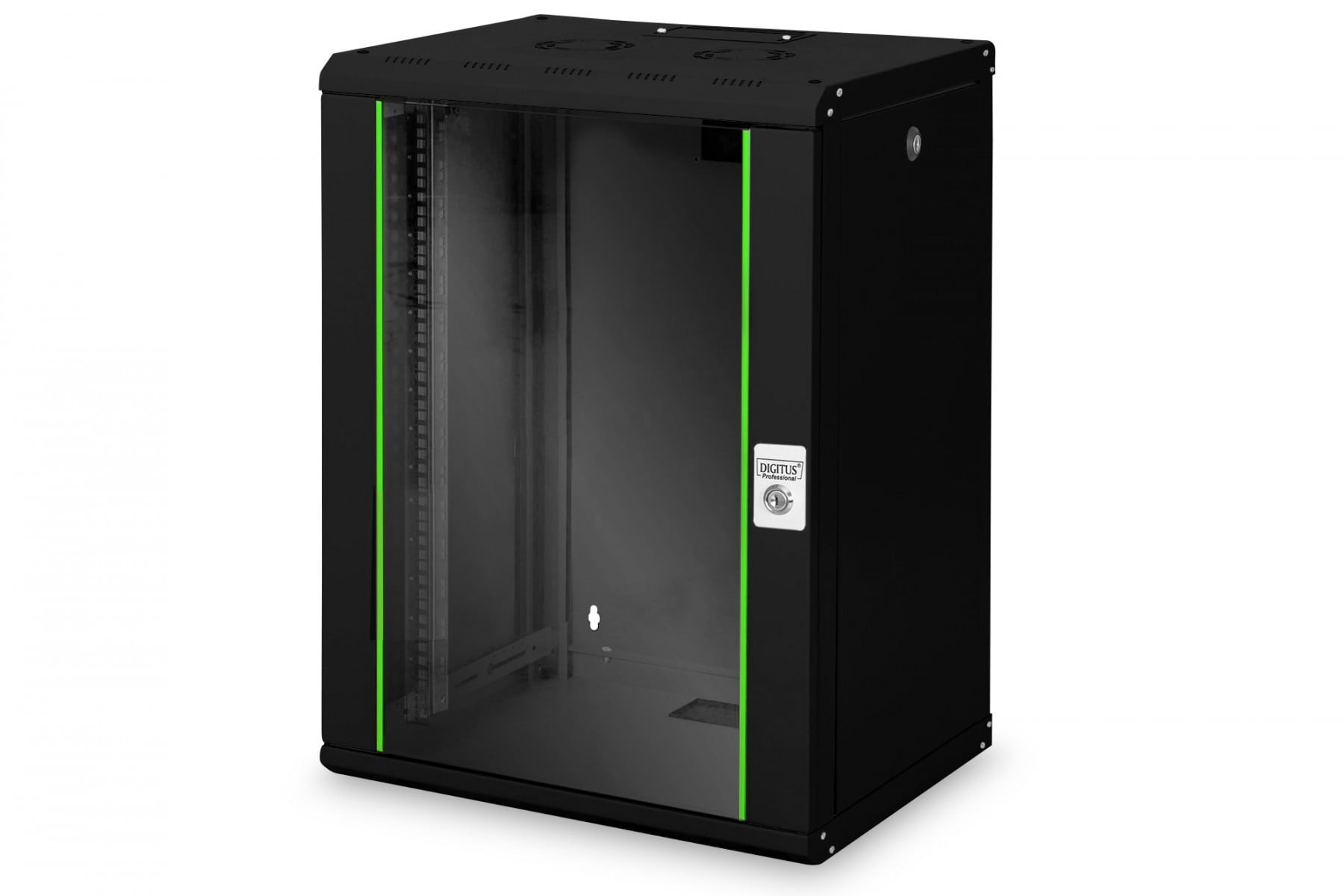 DIGITUS Wandbehuizing Unique 16HE 820x600x450mm zwart