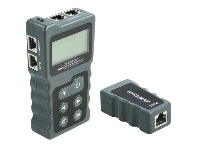 DELOCK LCD kabel Tester RJ45 / PoE / DC