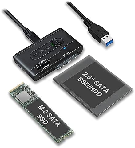 Adapter IcyDock 1x M.2 SATA or 2.5 SATA SSD to USB 3.2 Gen1
