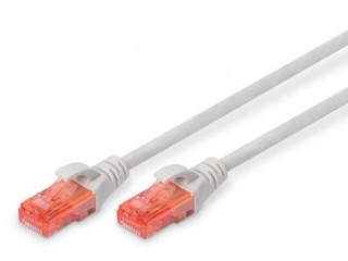 DIGITUS CAT 6 U/UTP Patchkabel - LSZH, 25m, grijs