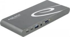 DELOCK USB Type-C DP 1.4 Dockingstation Triple 4K Display
