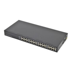 DIGITUS POE+ Mid-Span Hub Injektor 16 Port Gigabit 250W