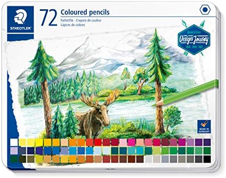 STAEDTLER Design Journey Metalletui met 72 Farbstiften