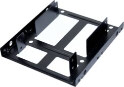 Ultron montagekader intern 2x2.5 SSD/HDD Metall zwart
