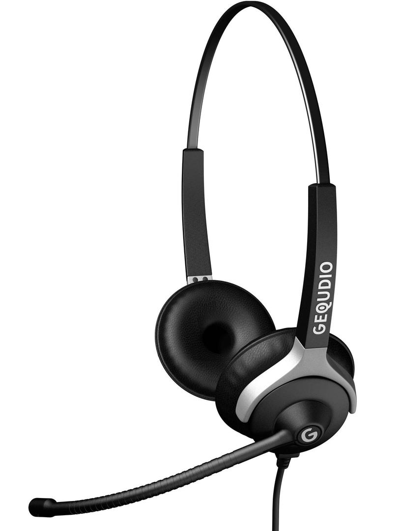GEQUDIO Headset 2-Ohr voor Cisco met Kabel