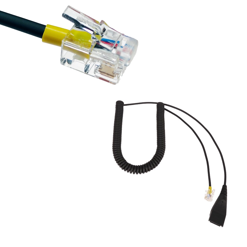 GEQUDIO RJ-Kabel kompat. met Mitel,Aastra,Fanvil,Poly,Gigset