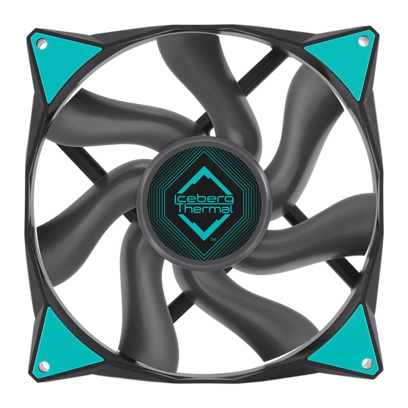 ICEBERG THERMAL IceGALE - 140mm zwart