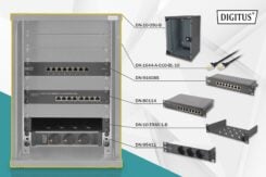 DIGITUS netwerk-Set 254 mm (10)-9HE, 312x300mm (B x T)