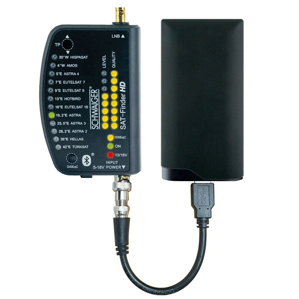 Schwaiger Sat-Finder HD inkl. accu