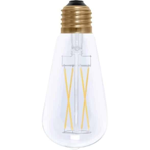 SEGULA LED Rustika Long Style duidelijk E27 5W 2200K Dimbaar