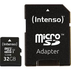 SD MicroSD Card 32GB Intenso SD-HC UHS-I inkl. SD- Adapter retail