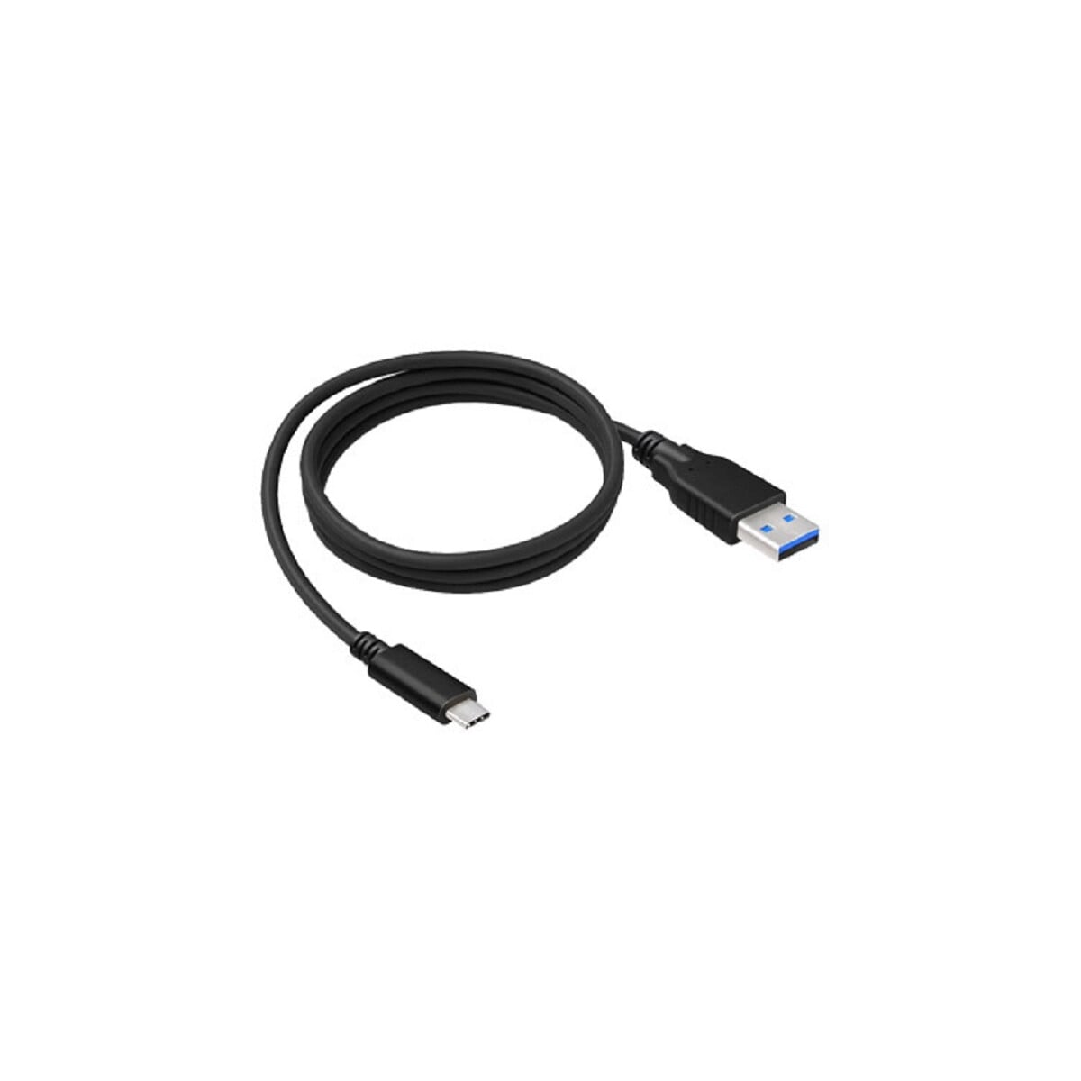 2GO USB Lade-/gegevenskabel USB Type-C 3.1 1m zwart