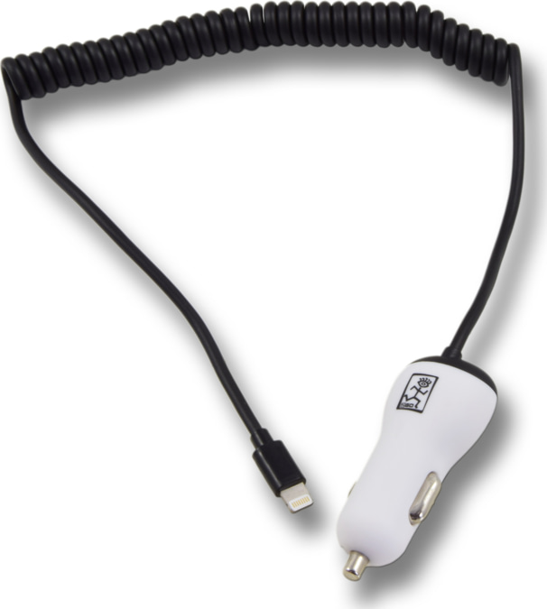 2GO KFZ-Lader 2400mA Lightning + 1x USB MFI gecertificeert