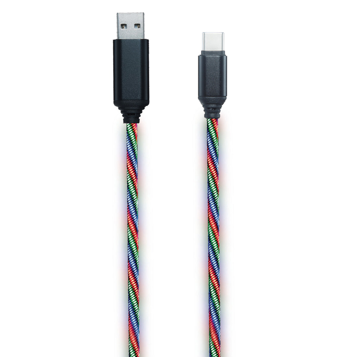 2GO USB gegevenskabel Tricolor LED-Beleucht. USB-C 3.1 1m