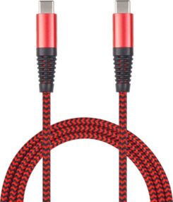 2GO USB Lade-/gegevenskabel USB Type-C - USB Type-C 1m rood