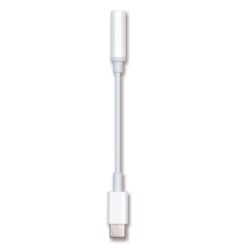 2GO Audio-Adapter Stereo voor alle Type-C apparaat20cm weiß