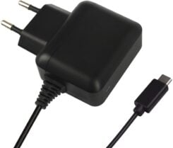 2GO Lader 12W USB-C 3.1 stekker Kabel zwart