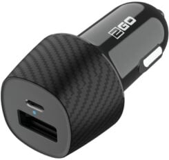 2GO KFZ-Lader 20W 1xUSB-C 1xUSB-A zwart