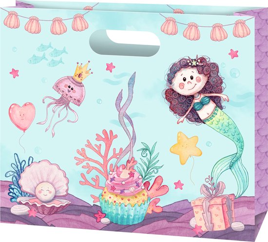 SUSYCARD Party-tas Mermaid Set klein 88-teilig
