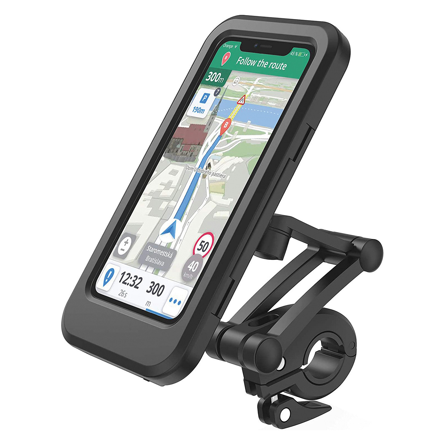 RealPower Smartphone houder RadTour voor Fahrräder/E-Bikes