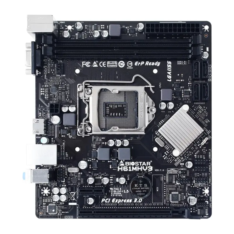 Biostar H61MHV3 (H61,S1155,mATX,DDR3)